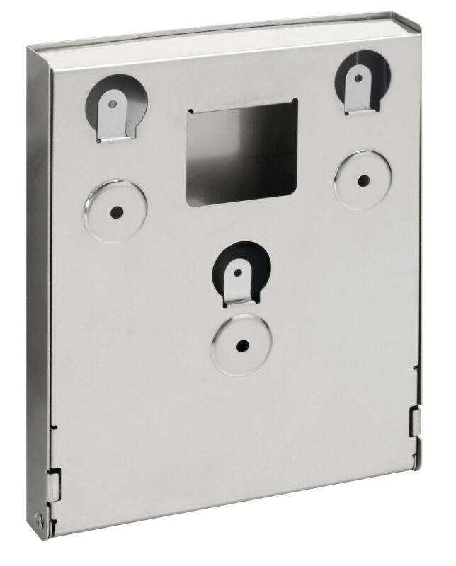 Dispenser in acciaio inox con serratura per guanti monouso - immagine 4