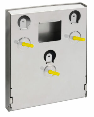 Dispenser in acciaio inox con serratura per guanti monouso - immagine 5