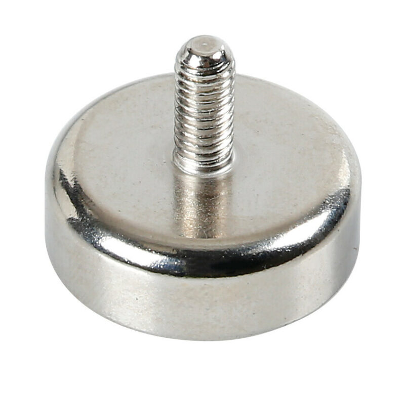 Magnet M4, magnete con gambo filettato M4 - immagine 2