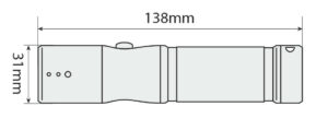 Led-Tech, torcia in alluminio 9 Led - immagine 2