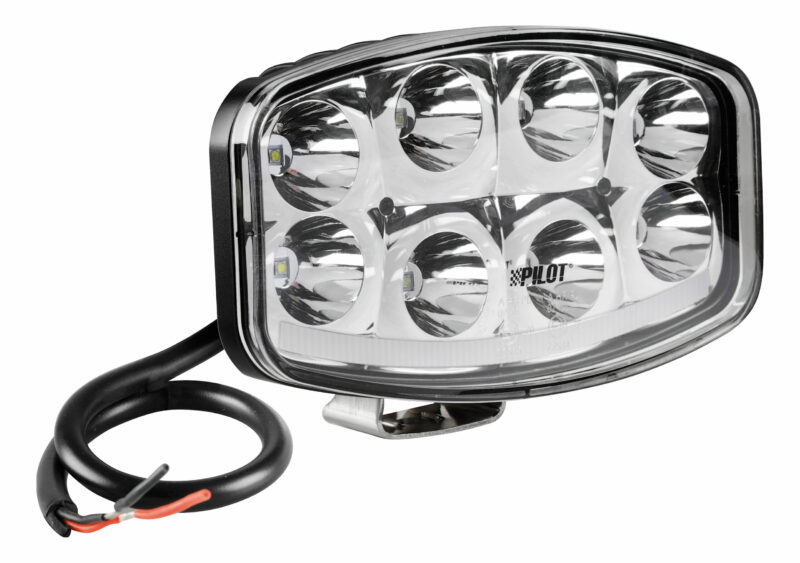 Pluton Nix, faro di profondità LED con luce di posizione - 10/30V - 245x140 mm