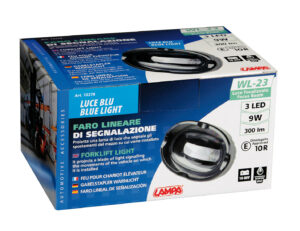 WL-23, faro lineare di segnalazione - 10/80V - Luce blu - immagine 4