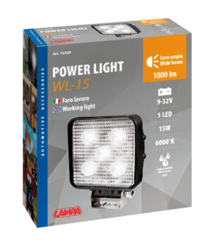WL-15, faro ausiliario a 5 Led - 10-30V - Bianco - immagine 4