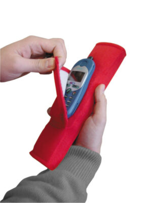 Paddy-Pocket 2 in 1, Cuscino avvolgicintura con tasca portatelefono - Nero - immagine 3