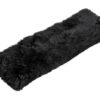 Cuscino avvolgicintura in vera pelliccia di montone - Nero