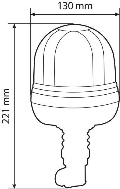 RL-10, luce di segnalazione a Led, 9/32V - immagine 4