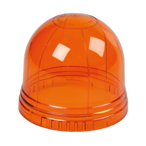 Calotta ricambio per luce di segnalazione art. 72997 / 72998 / 73007 - Ø 132 mm - Arancio