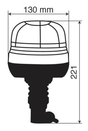 RL-9, luce di segnalazione a Led, 12/24V - immagine 3
