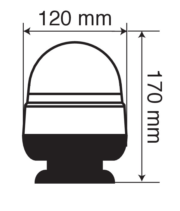 RL-4, luce di segnalazione a Led, 12/24V - immagine 4