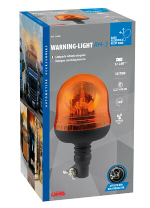 RH-3, luce di segnalazione alogena con base flessibile e attacco DIN, 12/24V - immagine 5