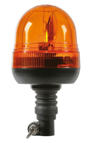 RH-3, luce di segnalazione alogena con base flessibile e attacco DIN, 12/24V