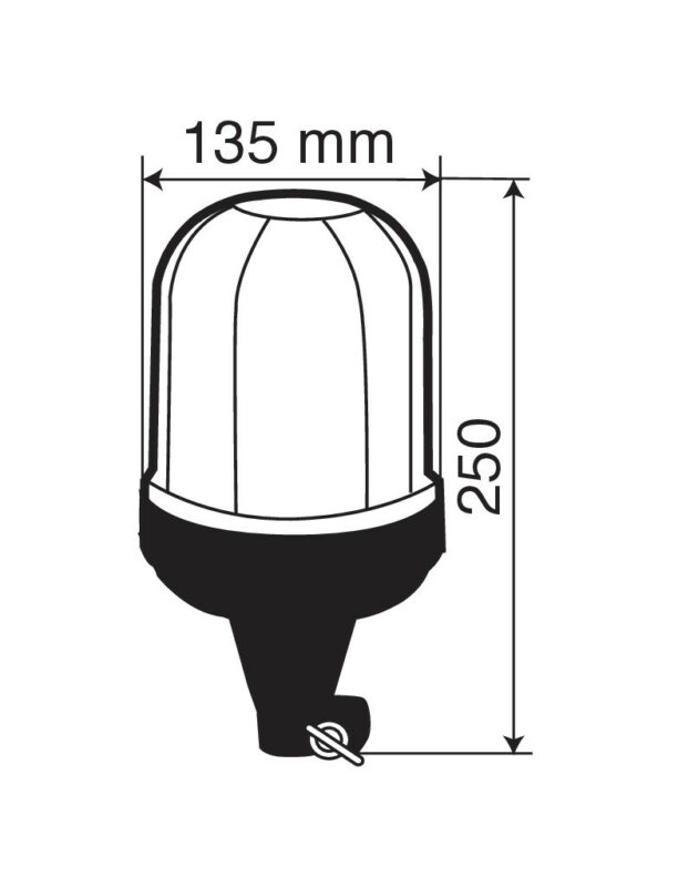 RL-2, luce di segnalazione a Led, 12/24V - immagine 3