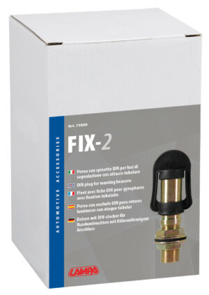 Fix-2, Perno con spinotto DIN per luce di segnalazione, attacco tubolare - immagine 3