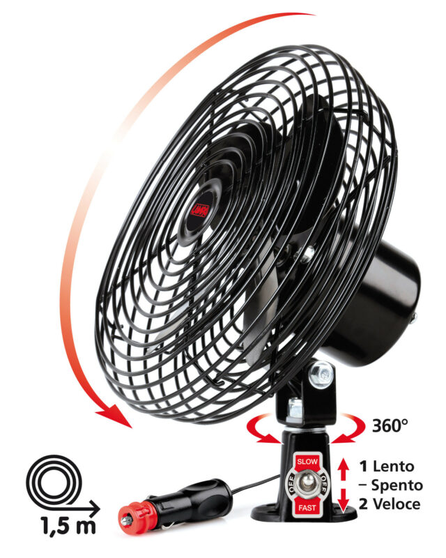 Premium, ventilatore in metallo Ø 8” - 24V - immagine 4