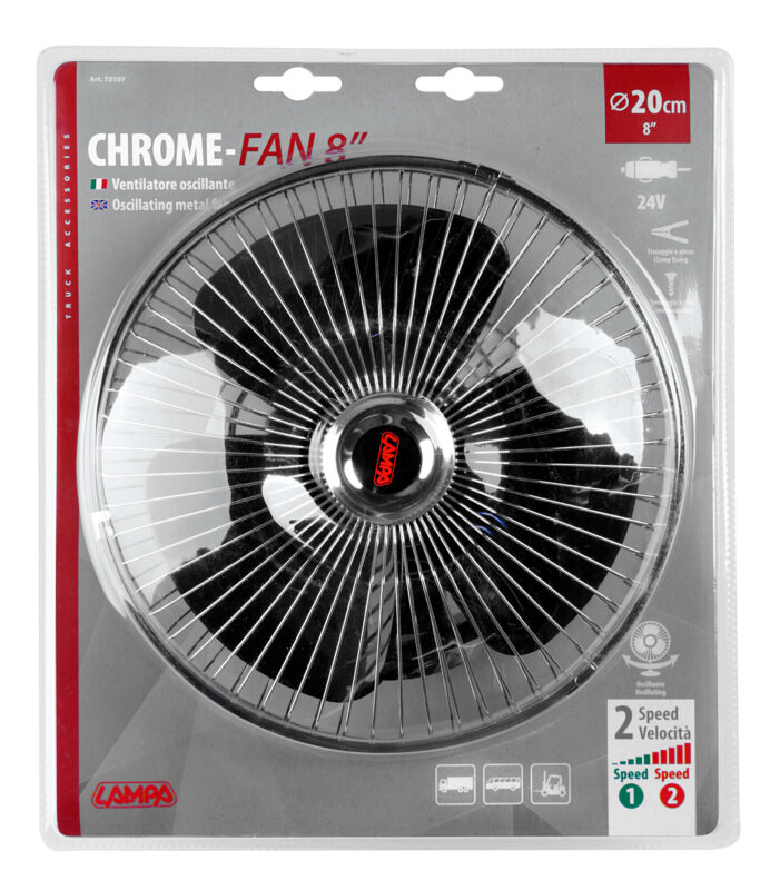 Chrome-Fan, ventilatore Ø 8" - 24V - immagine 3