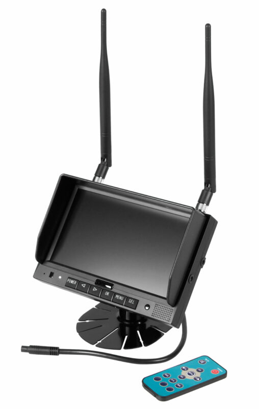M4, Monitor LCD 7" Wireless, Cam 1+2+3+4