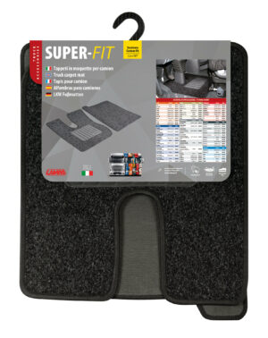 Set tappeti su misura in moquette - compatibile per Iveco Stralis (08/02>12/12) cab. larga/large - Iveco Stralis (07/12>12/19) cab. larga/large - Iveco Stralis Hi-Way (07/12>08/16) cab. larga/large - Iveco Stralis XP (09/16>12/19) cab. larga/large - Iveco Trakker (09/04>) - immagine 5