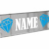 Laser Mono, tabella personalizzabile a Led, 12/24V - 50x13,5 cm