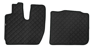 Coppia tappeti in Skeentex - Nero - compatibile per Iveco S-Way (10/19>)