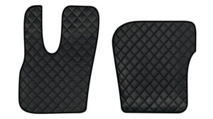 Coppia tappeti in Skeentex - Nero - compatibile per Daf XF (06/21>)