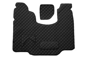 Tappeto centrale in Skeentex - Nero - compatibile per Scania G Serie 5 (03/04>08/09) automatico - Scania G Serie 6 (09/09>08/13) automatico - Scania G Serie 6 - Streamline (09/13>12/17) automatico