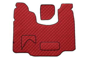 Tappeto centrale in Skeentex - Rosso - compatibile per Scania G Serie 5 (03/04>08/09) automatico - Scania G Serie 6 (09/09>08/13) automatico - Scania G Serie 6 - Streamline (09/13>12/17) automatico