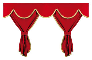Privilege, set tende oscuranti per camion - Tenda centrale alta - Rosso