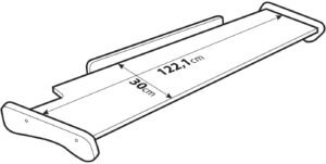Tavolino per cruscotto - Centrale + Passeggero - compatibile per Man TGX (09/07>06/20) - immagine 5