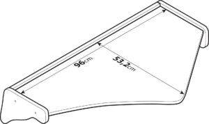 Tavolino per cruscotto - Centrale + Passeggero - compatibile per Renault Premium 2 (09/05>12/13) - immagine 3