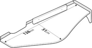 Tavolino per cruscotto - Centrale + Passeggero - compatibile per Renault T (06/13>) - Renault T High (06/13>) - immagine 3