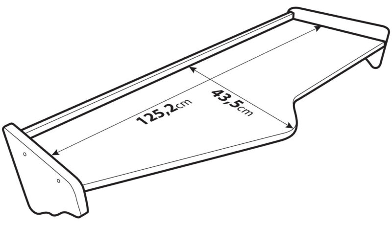 Tavolino per cruscotto - Centrale + Passeggero - compatibile per Scania R Serie 5 (03/04>08/09) - Scania R Serie 6 (09/09>08/13) - Scania R Serie 6 - Streamline (09/13>12/17) - Scania G Serie 5 (03/04>08/09) - Scania G Serie 6 (09/09>08/13) - Scania G Serie 6 - Streamline (09/13>12/17) - immagine 5