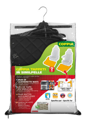 Coppia tappeti in Skeentex - Nero - compatibile per Daf XF 105 (02/04>12/14) automatico, manuale, con Webasto, senza Webasto - immagine 3
