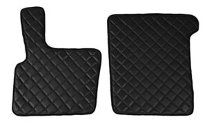 Coppia tappeti in Skeentex - Nero - compatibile per Daf XF 95 (11/01>12/07) automatico, manuale
