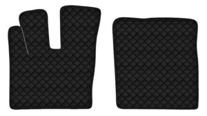 Coppia tappeti in Skeentex - Nero - compatibile per Daf XF 106 (07/17>05/21) automatico, manuale, con Webasto, senza Webasto - Daf XF 106 (10/12>06/17) automatico, manuale, con Webasto, senza Webasto