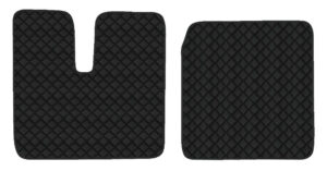 Coppia tappeti in Skeentex - Nero - compatibile per Man TGA (03/99>05/10) cabina larga
