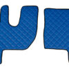 Coppia tappeti in Skeentex - Blu - compatibile per Renault T (06/13>) cabina Night and Sleeper - Renault T High (06/13>) cabina Night and Sleeper
