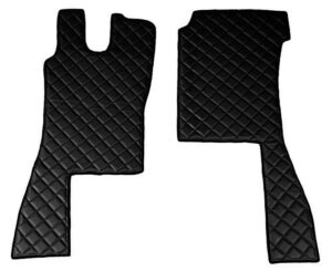 Coppia tappeti in Skeentex - Nero - compatibile per Scania L Serie 4 (02/95>09/04)