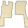 Coppia tappeti in Skeentex - Panna - compatibile per Scania L Serie 4 (02/95>09/04)