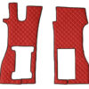 Coppia tappeti in Skeentex - Rosso - compatibile per Scania R Serie 7 - New Generation (11/16>) sedile pass. pneumatico
