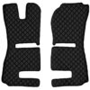 Coppia tappeti in Skeentex - Nero - compatibile per Scania R Serie 6 - Streamline (09/13>12/17) automatico, manuale, sedili Recaro, sedile pass. pneumatico