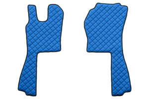 Coppia tappeti in Skeentex - Blu - compatibile per Scania G Serie 5 (03/04>08/09) automatico - Scania G Serie 6 (09/09>08/13) automatico - Scania G Serie 6 - Streamline (09/13>12/17) automatico