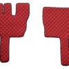 Coppia tappeti in Skeentex - Rosso - compatibile per Volvo FM (03/13>10/21)