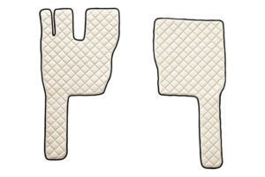 Coppia tappeti in Skeentex - Panna - compatibile per Volvo FM (03/13>10/21)
