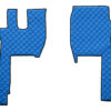 Coppia tappeti in Skeentex - Blu - compatibile per Ford F-Max (10/18>)