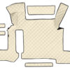 Tappeto centrale in Skeentex - Panna - compatibile per Man TGX (01/17>06/20) manuale, 2 cassetti