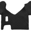 Tappeto centrale in Skeentex - Nero - compatibile per Iveco Stralis (08/02>12/12) manuale, cabina larga - Iveco Stralis (07/12>12/19) manuale, cabina larga - Iveco Stralis Hi-Way (07/12>08/16) manuale, cabina larga