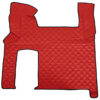 Tappeto centrale in Skeentex - Rosso - compatibile per Man TGX (09/07>12/16) automatico, 2 cassetti