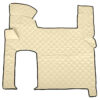 Tappeto centrale in Skeentex - Panna - compatibile per Man TGX (09/07>12/16) automatico, 2 cassetti