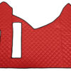 Tappeto centrale in Skeentex - Rosso - compatibile per Renault Premium 2 (09/05>12/13)