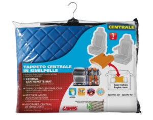 Tappeto centrale in Skeentex - Blu - compatibile per Volvo FH Serie 3 (08/02>08/12) automatico, senza p.oggetti centrale - immagine 2